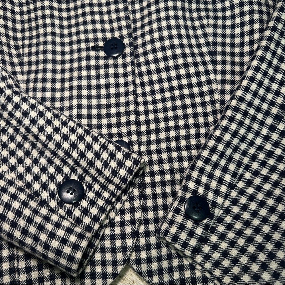 Amanda Smith Black and White Gingham Blazer - Picture 3 of 6